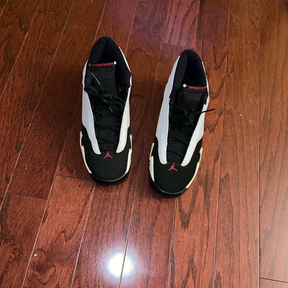 Jordan Kids Black and White Sneakers